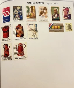 B115 USA 1978-79 alte Briefmarken - Bild 1 von 3