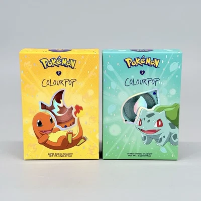 Pokémon x ColourPop Super Shock Eye Shadow Charmander Bulbasaur Sealed - Image 1 of 4