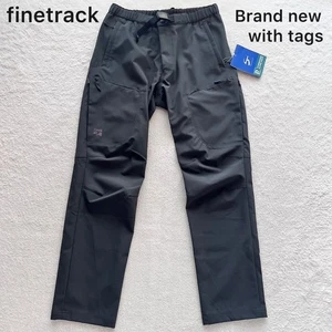 finetrack Stormgorge Alpine Pants FBM0511  Gray Black Stretch Outdoor from Japan - Picture 1 of 12