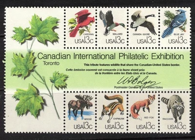 USA Scott 1757 souvenir sheet Mint NH (1978) - Image 1 of 2