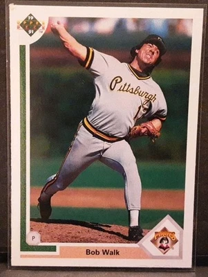 Bob Walk "Pittsburgh Pirates". 1991 Upper Deck Baseball Card #689 - Image 1 of 2