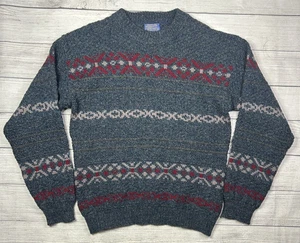 Vintage Pendleton Sweater Men's Size Medium 100% Virgin Wool Made In The USA - Picture 1 of 17
