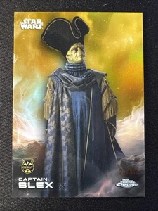 Captain Blex 2025 Topps Chrome Star Wars Gold Refractor /50 #15 - Picture 1 of 3