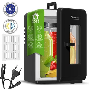 TurboTronic 2in1 Mini Kühlschrank Kühlbox 15L Kühl - Heizfunktion tragbar AC DC - Bild 1 von 18