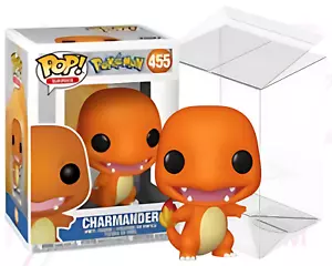 POKEMON FUNKO POP GAMES 455 Charmander Vinyl Figure with Clear PVC Protector - Picture 1 of 12