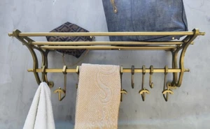 Französischer Gepäckträger Zug Wandregal Vintage Stil Luxus Wohndeko - Bild 1 von 8