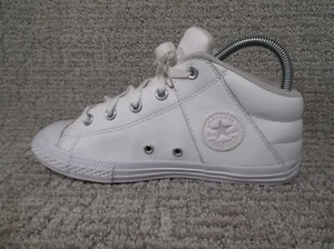 Converse Kids Hightops White Size 5 - Picture 1 of 10
