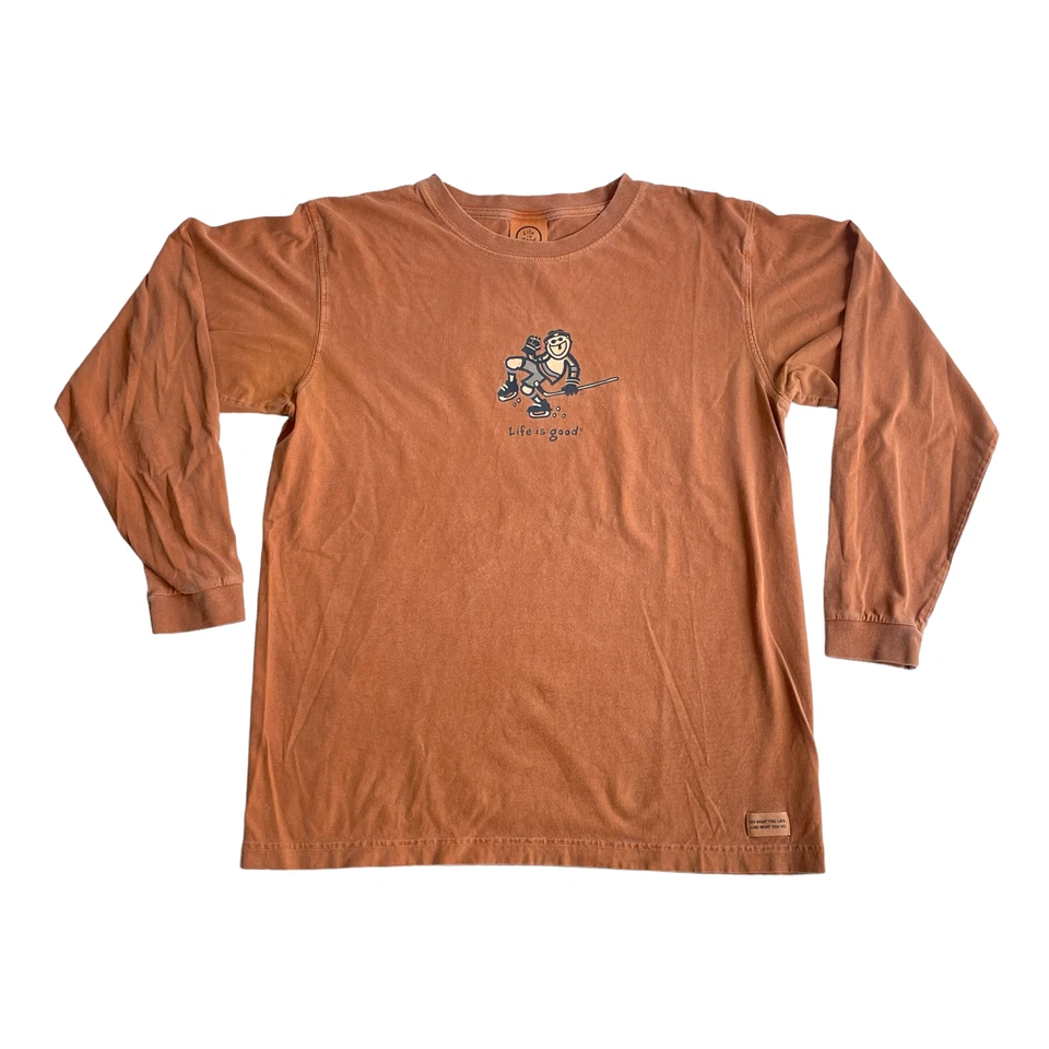 Camisa manga larga Life Is Good Jake Fist Pump hockey niños Foto 1 de 1