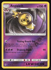 Aegislash - 49/131 - Reverse Holo Rare - Forbidden Light - Pokemon Card - Picture 1 of 2