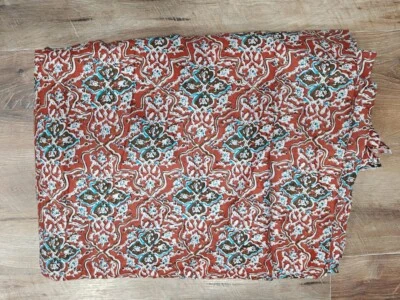 25 Yard Indian Cotton Handmade Print Fabric Sanganeri Hand Block Printed Fabric - Image 1 of 3