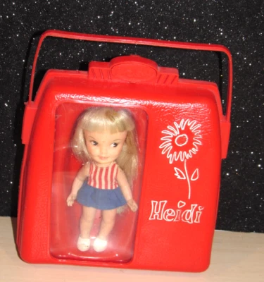 MUÑECA BOLSILLO REMCO HEIDI VINTAGE CON ESTUCHE 1964 Foto 1 de 4