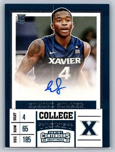 Boleto universitario Edmond Sumner 2017 Panini Contenders Draft Picks #93 radiocontrol automático - Imagen 1 de 2