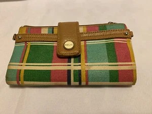 VINTAGE RELIC PLAID LADIES WALLET - Picture 1 of 8