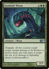 FOIL Duskdale Wurm | MtG Magic Magic 2013 (M13) | English | Near Mint