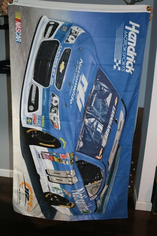 Dale Earnhardt Jr. Nation Hendrix Motorsport Double Sided 37" x 62" NASCAR Flag Cover
