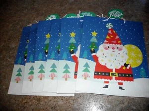 HALLMARK Lot of 6 medium Holiday GIFT BAGS, 10" x 13' X 5.5", new - Picture 1 of 1