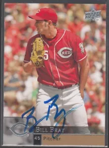 Bill Bray 2009 Oberdeck #596 Cincinnati Reds Auto TTM/IP signiert signiert handsigniert - Bild 1 von 2