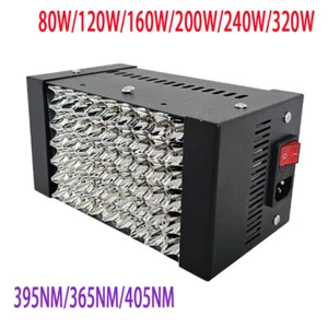 UV Curing Lamp 365nm 405nm 395nm Ultraviolet Glue Oil Fluorescent Light 80W-320W - Picture 1 of 21