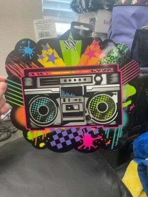 AMSCAN 80's Decade Cutout Party Supply Decoration 10.5" x 11.33" New!!!