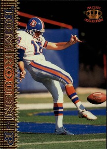 1995 Pacific Football Card #291 Tom Rouen