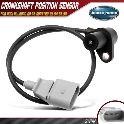 Sensor de posición del cigüeñal del motor para Audi A6 Quattro 00-05 A8 Quattro S4 4,2 L Foto 1 de 4
