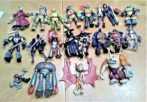 Teenage Mutant Ninja Turtles Mix 19 Lot TMNT Figures 
