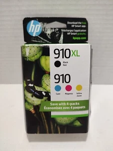 🔥 HP 910XL/910 4 Pieces Ink Cartidges - Black/Cyan/Magenta/Yellow 2026 - Photo 1/7