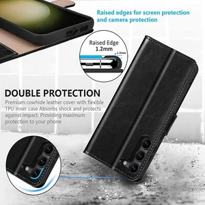 Custodia portafoglio per Samsung Galaxy S23 Plus con slot per schede, Forro Para S23 Plus - Foto 1 di 4