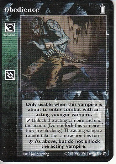 Obedience VTES CCG - choose your version - Image 1 of 1