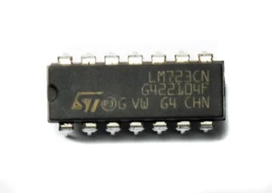 2pc HighI Precision Vpltage Regulator IC LM723CN Vo=2V ~ 37V 150mA * LM723 UA723 - Picture 1 of 6