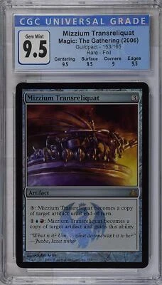 MIZZIUM TRANSRELIQUAT Guildpact Foil Rare CGC 9.5 MTG [Nostalgium] - Image 1 of 2