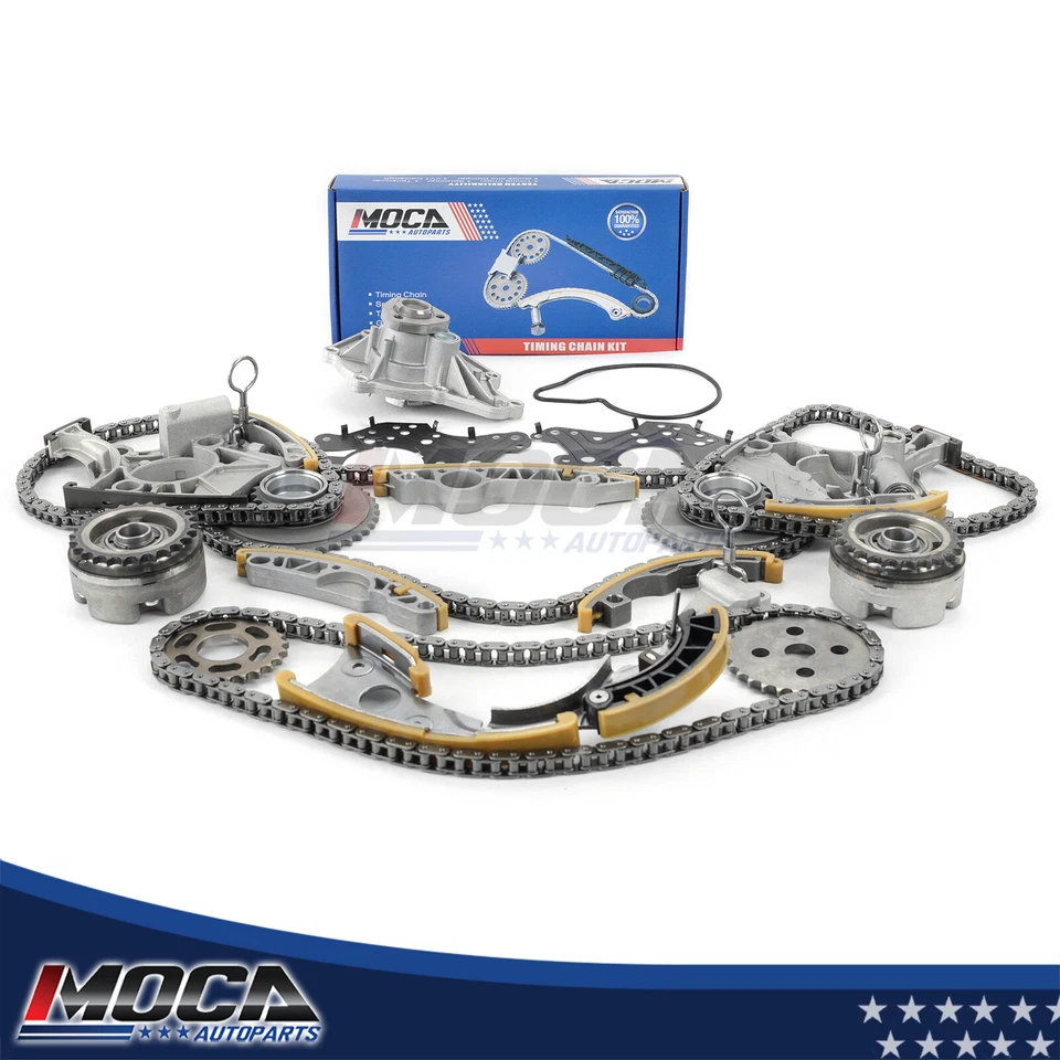 Kit de cadena de distribución bomba de agua con VVT para Audi A4 A6 Quattro 2005-2009 3,2 L V6 Foto 1 de 4