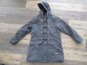 Merrell Women’s Duffle Parka Gray L Toggle SelectWarm+Dry Winter Coat Hooded - Picture 1 of 9