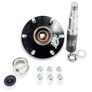 Southwest Wheel R30484X 84 Spindle & Pre-Greased 6-5.5" Bolt Circle Trailer Hub - Picture 1 of 5
