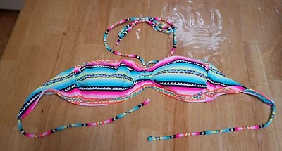 Top de bikini OP Ocean Pacific tanga patrón aztex - Juniors talla L 11/13 Foto 1 de 4