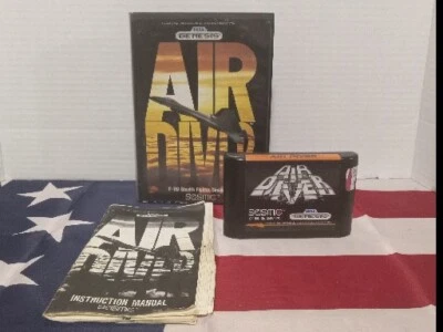 Air Diver (Sega Genesis, 1990) Complete In Box CIB TESTED - Image 1 of 4