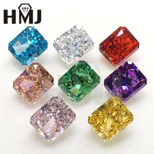 Crush Ice Cubic Zirconia High Quality Diamond CZ Radiant Mixed Color DIY Jewelry - Picture 1 of 32