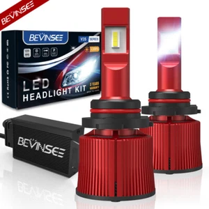 Bevinsee 2x HB4 9006 LED Headlight Globes 15000LM For Honda MDX 2003-2007 6000K - Picture 1 of 7
