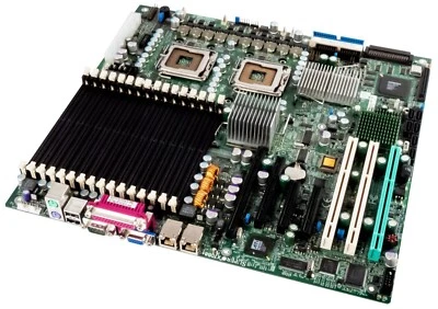 Motherboard Supermicro X7db8+ Dual LGA771 DDR2 Pci-E Pci-X Eatx Intel 5000P - Image 1 of 2