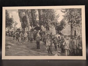 Postal postal imágenes de la realidad de la guerra mundial comida detrás del ... - Imagen 1 de 2