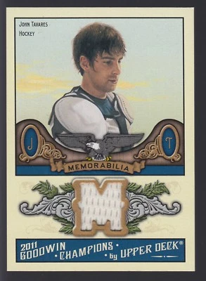 2011 UD Upper Deck Goodwin Jersey Relic #M-TA John Tavares Islanders Maple Leafs - Image 1 of 2