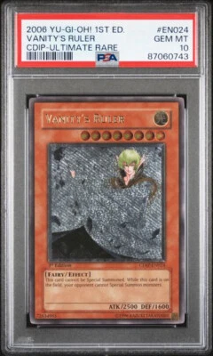 2006 Yugioh Vanity's Ruler CDIP-EN024 Ultimate Rare 1st Edition PSA 10 GEM MINT - Image 1 of 2