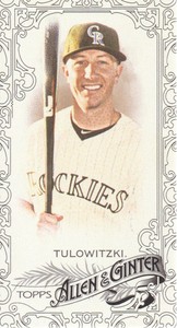 2015 Topps Allen & Ginter Baseball Mini Black #109 Troy Tulowitzki 