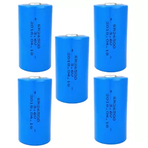 8500mAh Battery ER26500 Water Meter Gas Meter Electric Meter 3.6V Bare Cell 5pcs - Picture 1 of 11