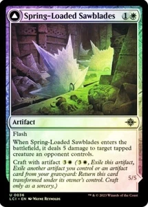 MTG - Spring-Loaded Sawblades / Bladewheel Chariot - Foil - LCI - Magic - Picture 1 of 2