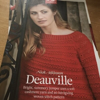 knitting pattern, Summer Jumper By Nick Atkinson, Knitter - Image 1 of 4