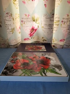 Angela Faulkner Table Mats With Flowers And Butterflies - Picture 1 of 4