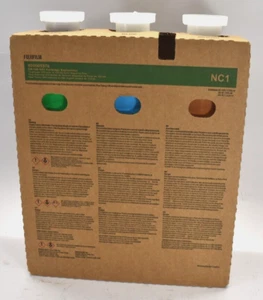 Recambios de tinta reponedor de cartuchos de PC Fuji CN-16S NC1 verde, azul, marrón - Imagen 1 de 2