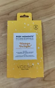Voesh Pedicure Pedi Moments 4 Step DIY At-Home Pedicure Mango Delight New - Picture 1 of 3