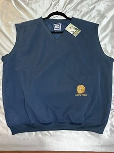 House Of Scotland Golf Windbreaker Vest Size M Embroidered Lion Pride - Picture 1 of 6